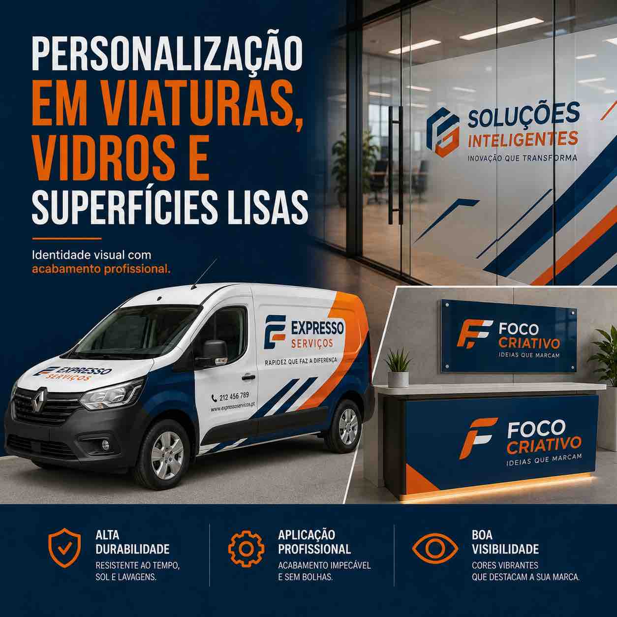 Aplicação de Vinil (1mX1m)